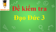 Đề thi Đạo Đức lớp 3 có đáp án | Đề thi Đạo Đức 3 có đáp án