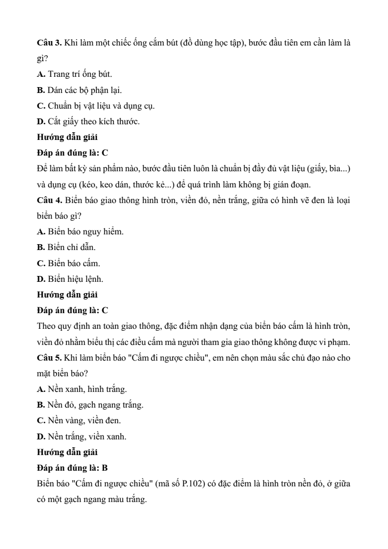 6+ Đề thi Học kì 2 Công nghệ lớp 3 Kết nối tri thức (có đáp án, cấu trúc mới)