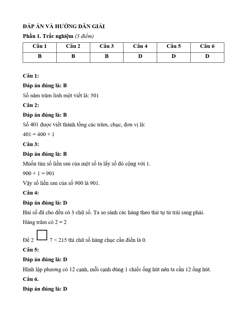 15 Đề thi Học kì 1 Toán lớp 3 Chân trời sáng tạo năm 2026 (có đáp án)