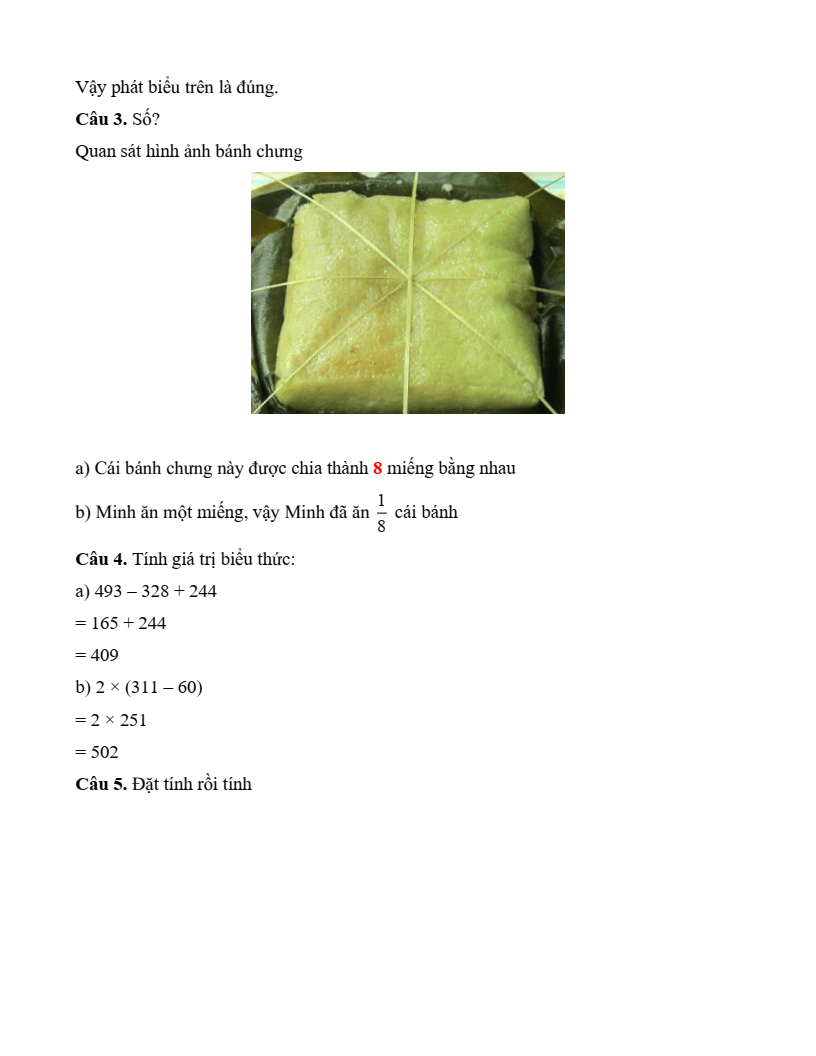 15 Đề thi Học kì 1 Toán lớp 3 Chân trời sáng tạo năm 2026 (có đáp án)