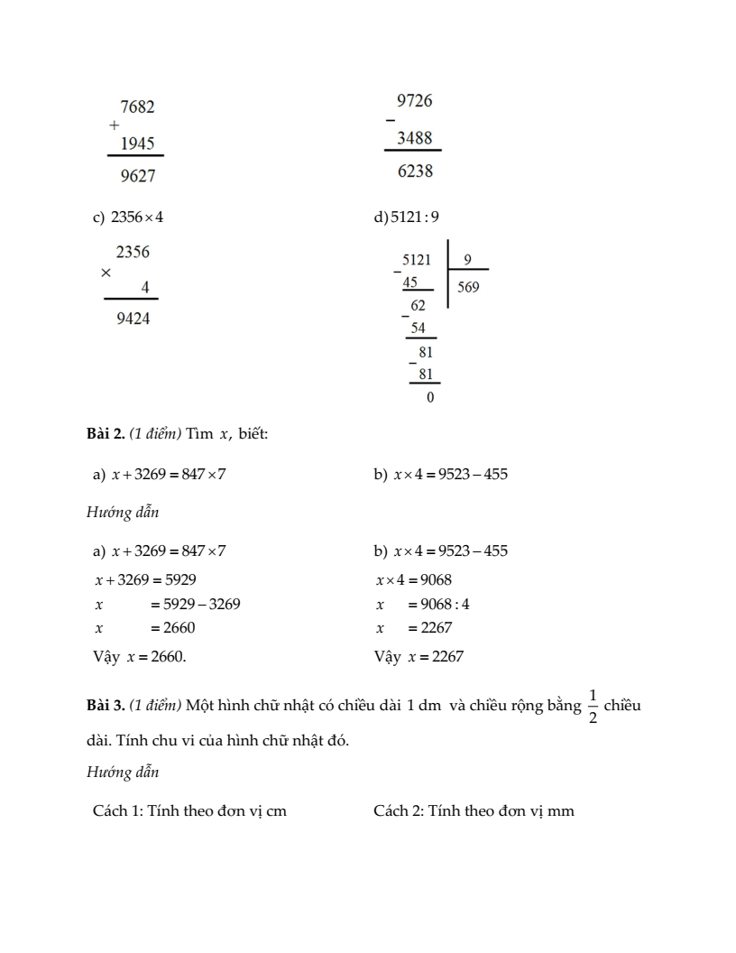 20+ Đề thi Toán lớp 3 Giữa kì 2 Kết nối tri thức 2026 (tải nhiều)