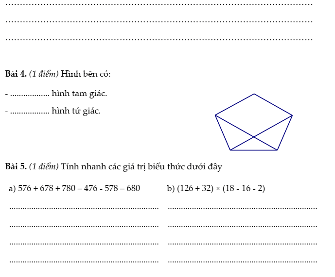 20+ Đề thi Toán lớp 3 Học kì 1 Cánh diều 2025 (tải nhiều)