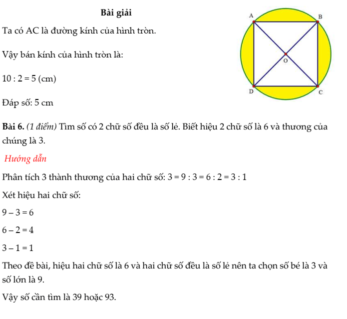 20+ Đề thi Toán lớp 3 Học kì 1 Chân trời sáng tạo 2025 (tải nhiều)