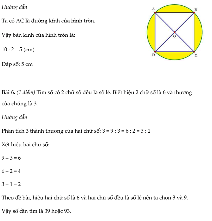 20+ Đề thi Toán lớp 3 Học kì 1 Kết nối tri thức 2025 (tải nhiều)
