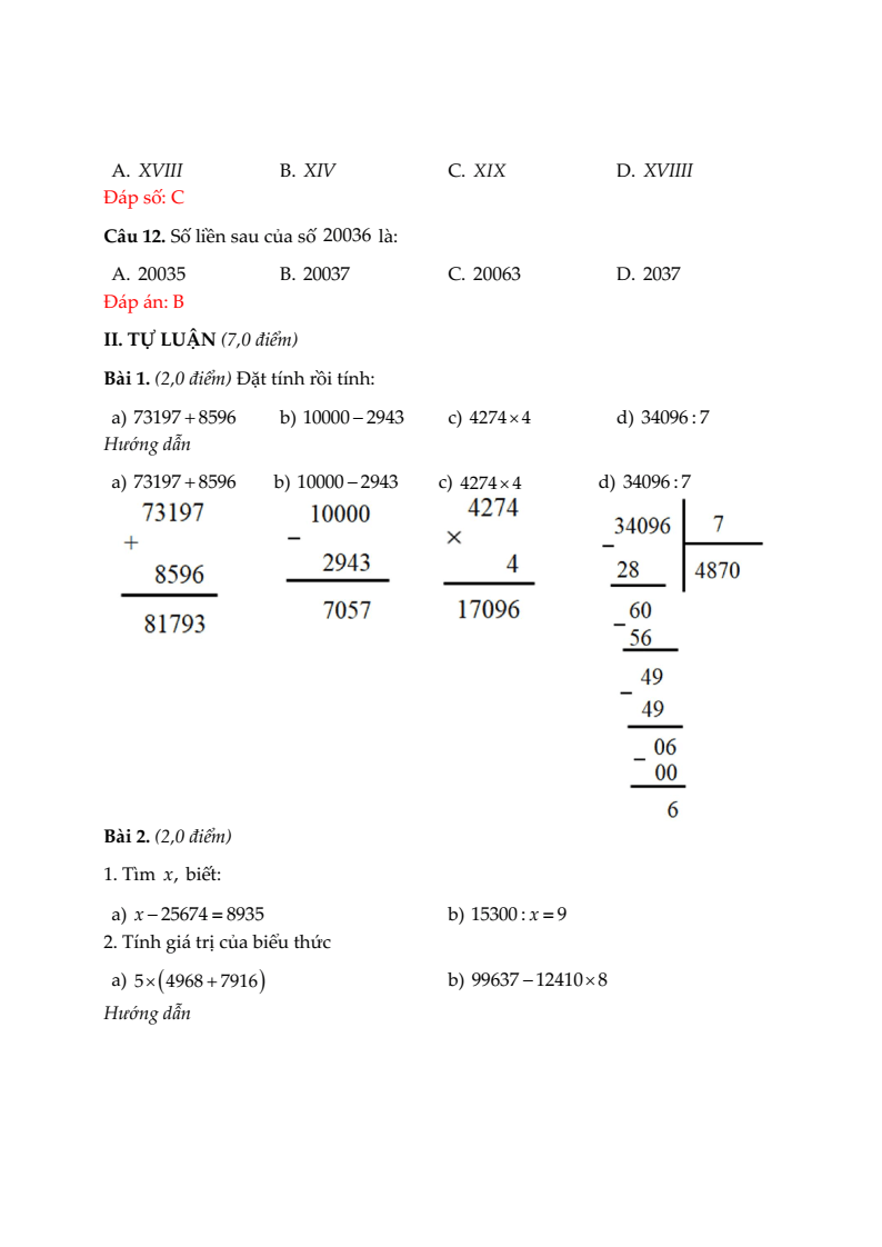 20+ Đề thi Toán lớp 3 Học kì 2 Kết nối tri thức 2026 (tải nhiều)