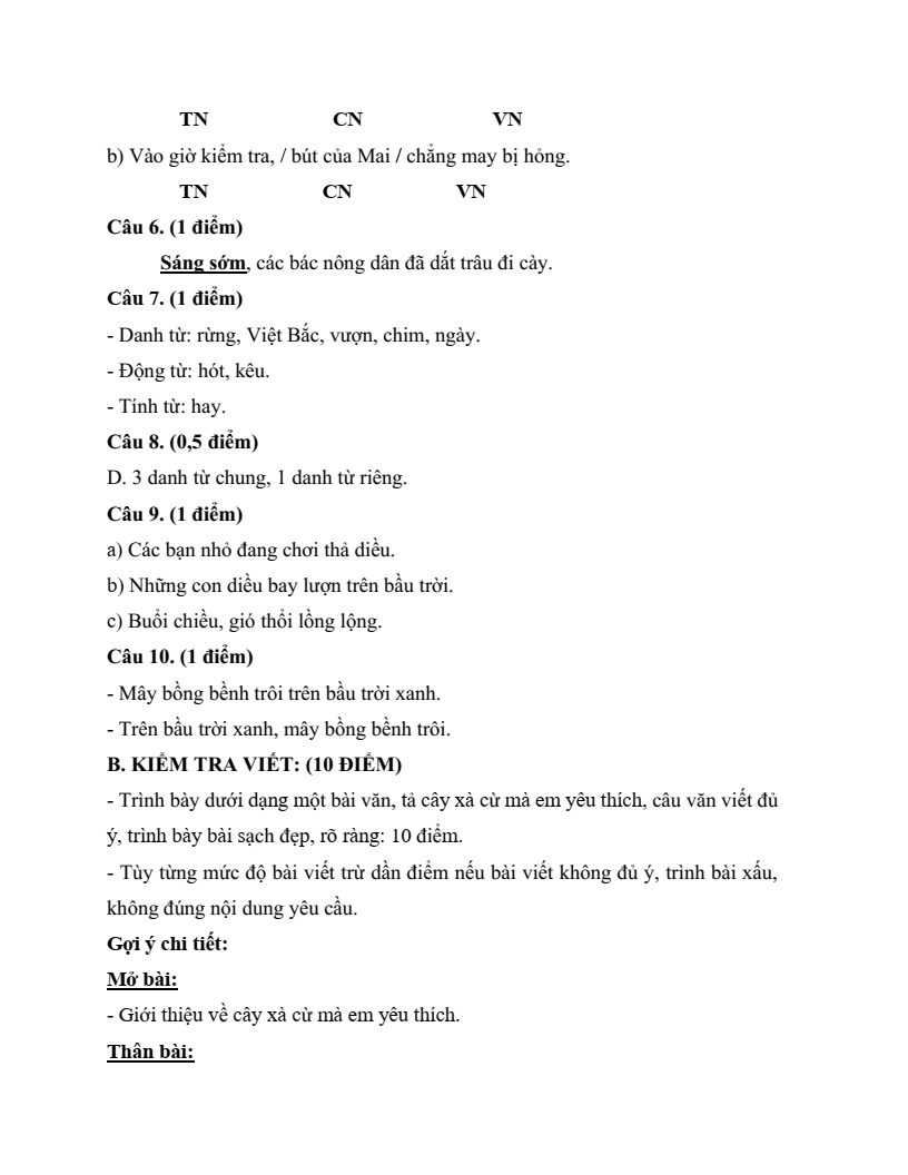 30 Đề thi Học kì 2 Tiếng Việt lớp 4 Kết nối tri thức (có đáp án, cấu trúc mới)