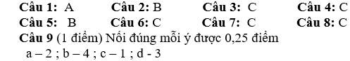 Đề thi Lịch Sử và Địa Lí lớp 5 Học kì 1 có đáp án (Đề 1)