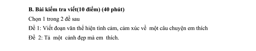 Đề thi Học kì 1 Tiếng Việt lớp 5 năm 2024-2025 trường Tiểu học Liên Hiệp (Hà Nội)