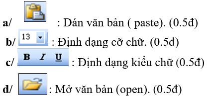 Đề thi Học kì 2 Tin học 6 có đáp án (Đề 1)