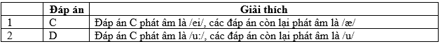 Đề thi Tiếng Anh lớp 6 mới Học kì 1 có đáp án (Đề 1)