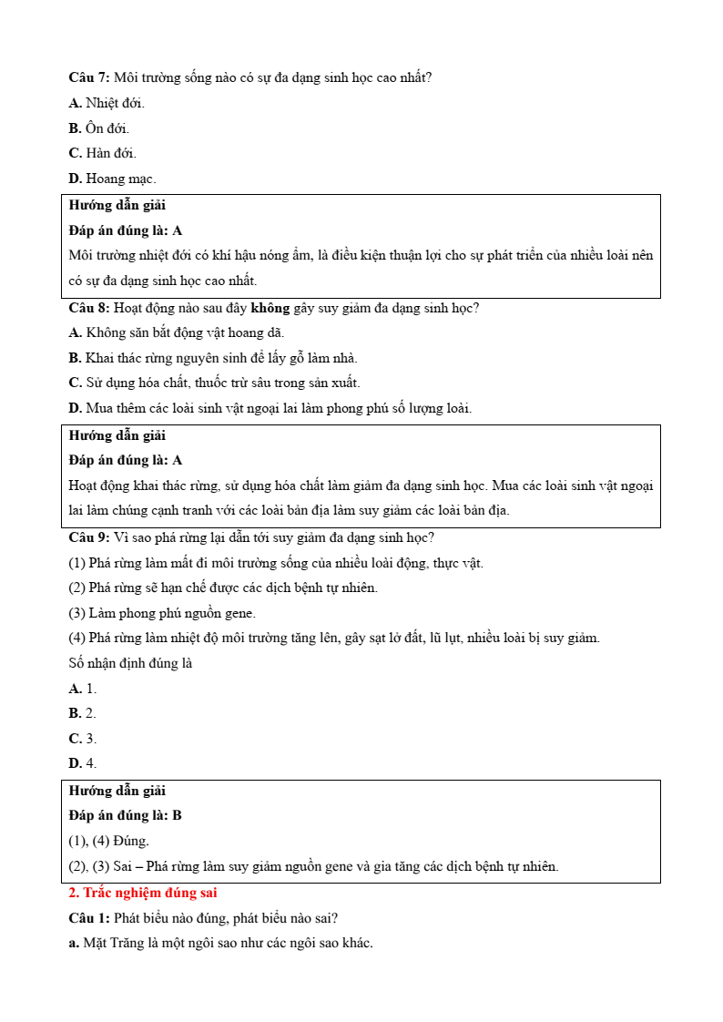 30+ Đề thi Cuối kì 2 KHTN 6 Kết nối tri thức năm 2026 (có đáp án) | Đề thi Khoa học tự nhiên 6