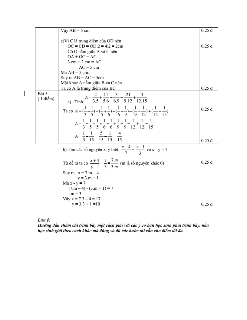 Đề thi Giữa kì 2 Toán 6 phòng GD&ĐT Xuân Trường (Nam Định) năm 2024-2025