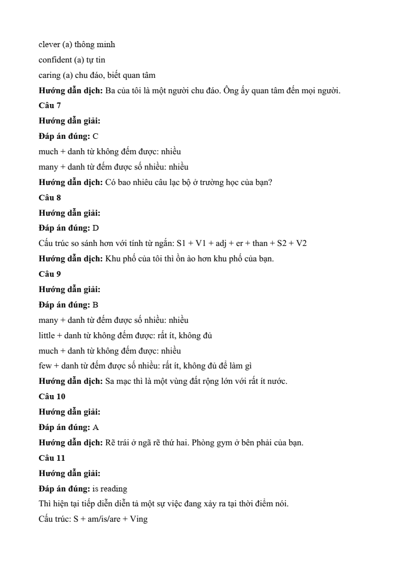 Đề thi Học kì 1 Tiếng Anh 6 Sở GD&ĐT Bắc Ninh năm 2024-2025