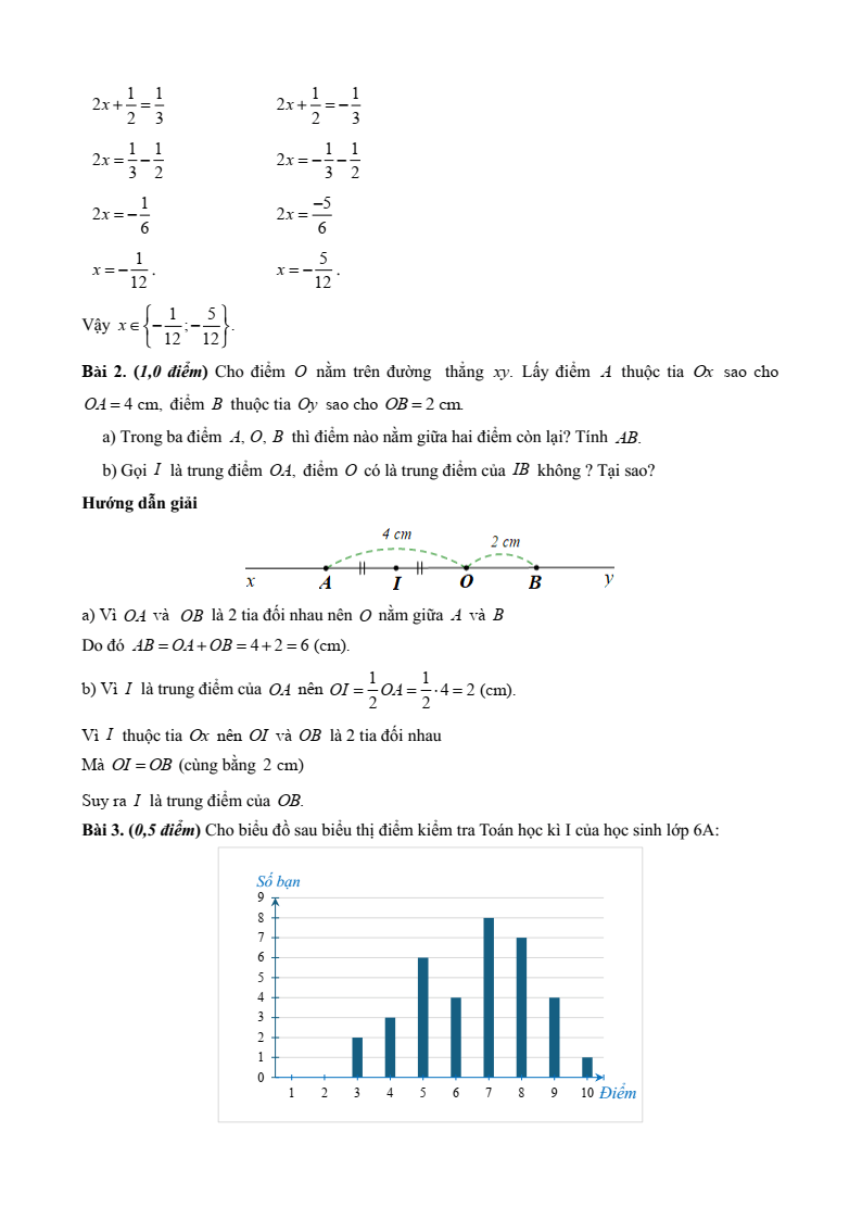 20+ Đề thi Học kì 2 Toán 6 Kết nối tri thức năm 2026 (có đáp án)
