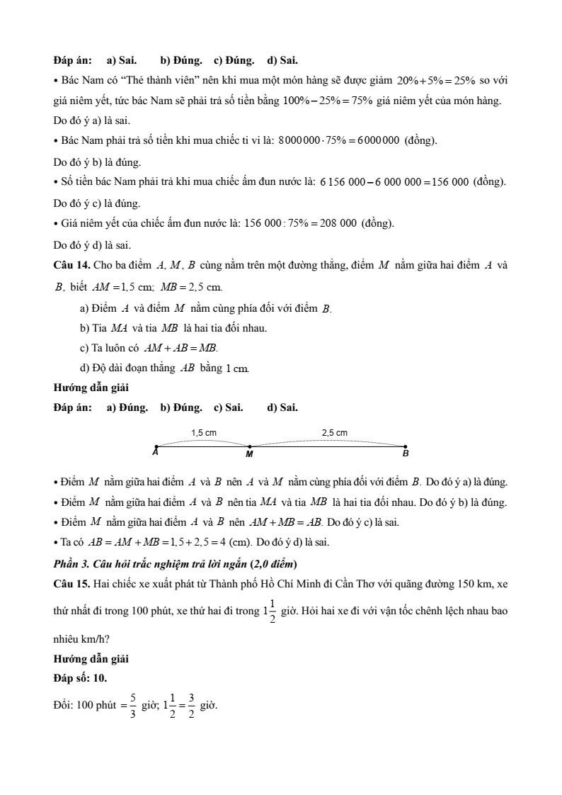 20+ Đề thi Học kì 2 Toán 6 Kết nối tri thức năm 2026 (có đáp án)