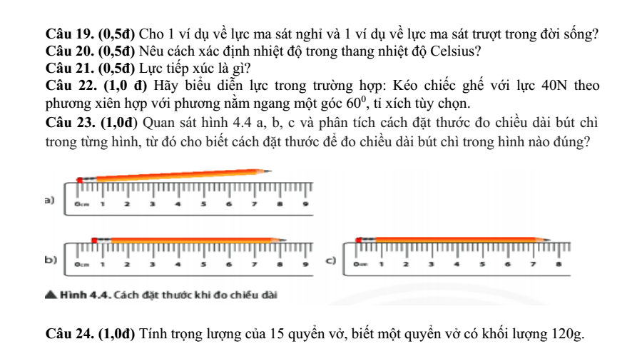 Đề thi Giữa kì 1 KHTN 6 năm 2024-2025 trường THCS Phan Bội Châu (Quảng Nam)