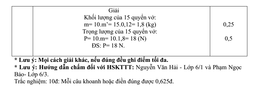 Đề thi Giữa kì 1 KHTN 6 năm 2024-2025 trường THCS Phan Bội Châu (Quảng Nam)