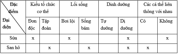 Đề kiểm tra Sinh học lớp 7 có đáp án