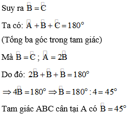 Đề kiểm tra 15 phút Toán 7 Chương 2 Hình học có đáp án (Tự luận 1)