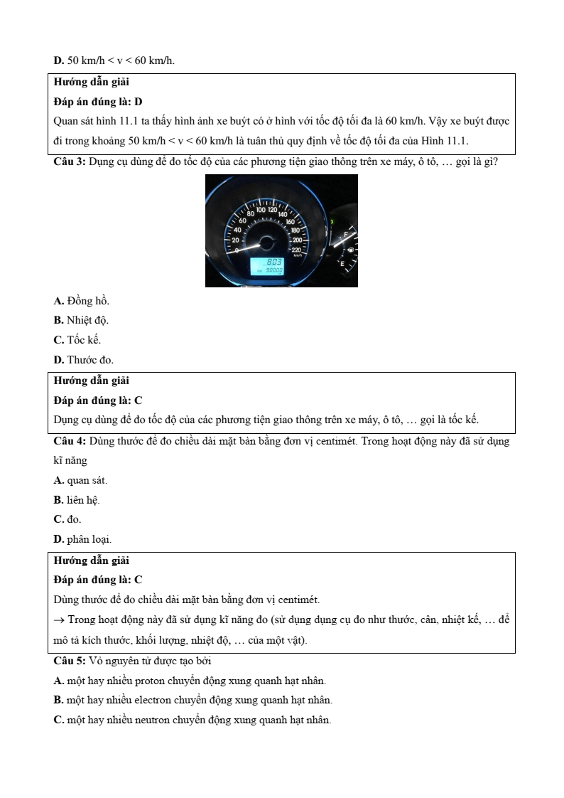 9 Đề thi Giữa kì 1 KHTN 7 Cánh diều năm 2025 (có đáp án) | Đề thi Khoa học tự nhiên 7