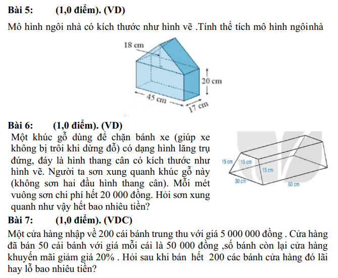 Đề thi Giữa kì 1 Toán 7 năm 2025 Trường THCS Nguyễn Văn Bứa (Tp.HCM)