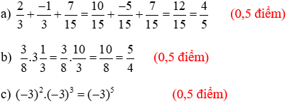 Đề thi Giữa kì 1 Toán lớp 7 có đáp án (Đề 1)