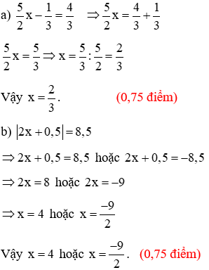 Đề thi Giữa kì 1 Toán lớp 7 có đáp án (Đề 3)