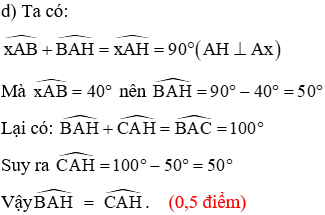 Đề thi Giữa kì 1 Toán lớp 7 có đáp án (Đề 4)