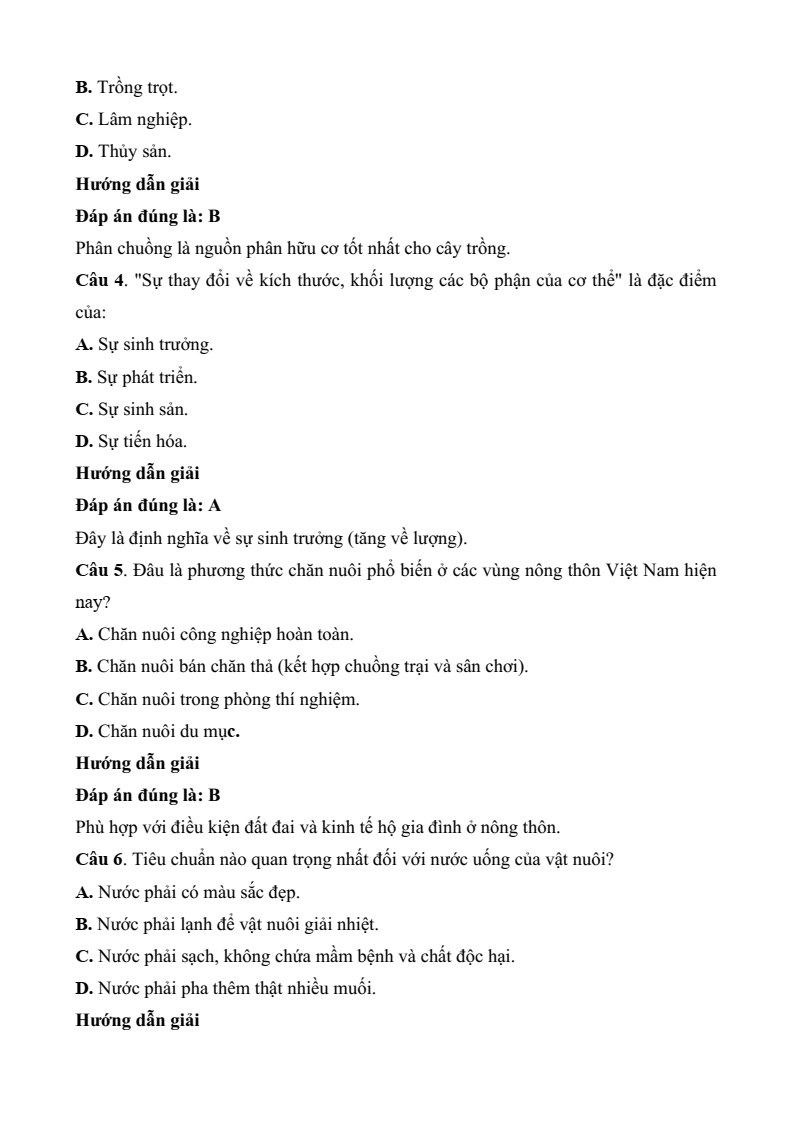 3 Đề thi Giữa kì 2 Công nghệ 7 Kết nối tri thức năm 2026 (cấu trúc mới, có đáp án)