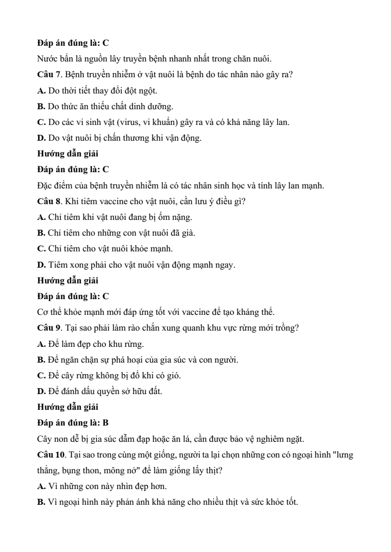 3 Đề thi Giữa kì 2 Công nghệ 7 Kết nối tri thức năm 2026 (cấu trúc mới, có đáp án)