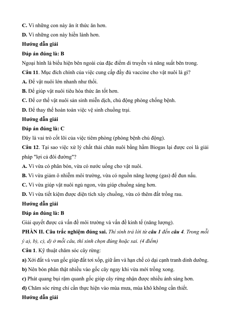 3 Đề thi Giữa kì 2 Công nghệ 7 Kết nối tri thức năm 2026 (cấu trúc mới, có đáp án)