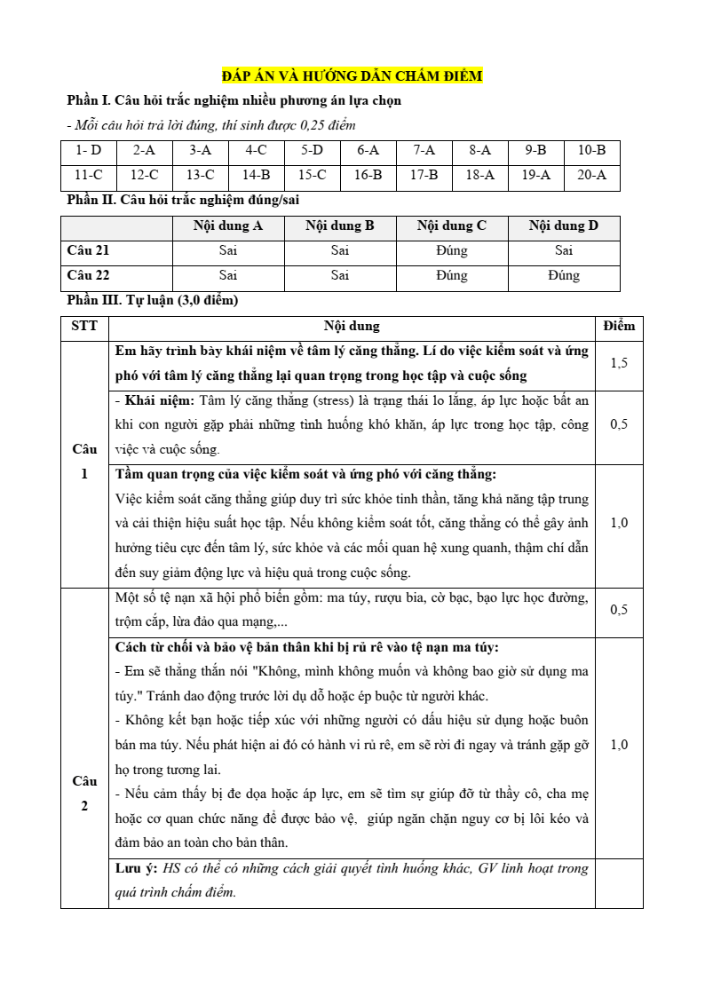 8+ Đề thi Giữa kì 2 GDCD 7 Kết nối tri thức (cấu trúc mới, có đáp án) | Đề thi Giáo dục công dân 7