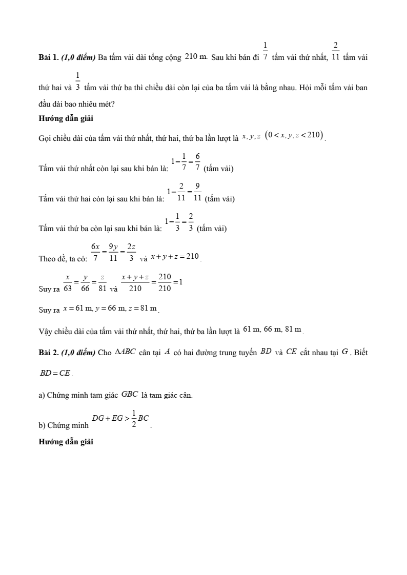 25+ Đề thi Giữa kì 2 Toán 7 Kết nối tri thức năm 2026 (có đáp án)