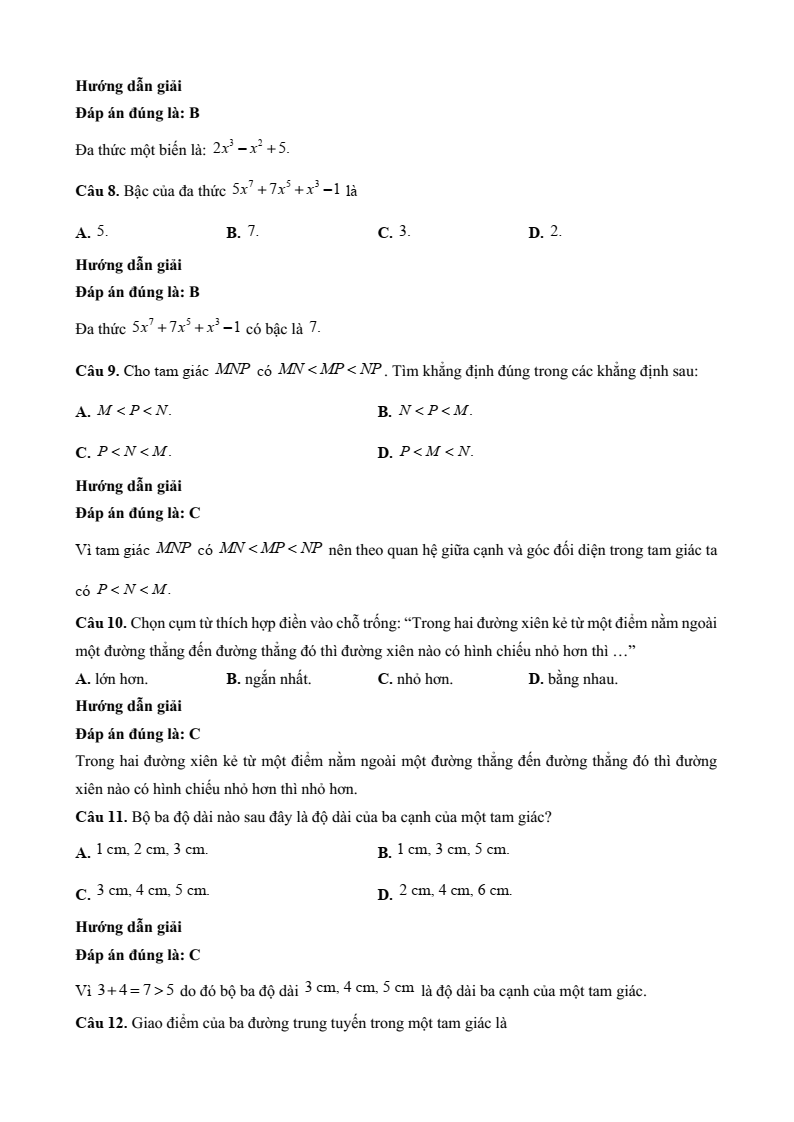 25+ Đề thi Giữa kì 2 Toán 7 Kết nối tri thức năm 2026 (có đáp án)