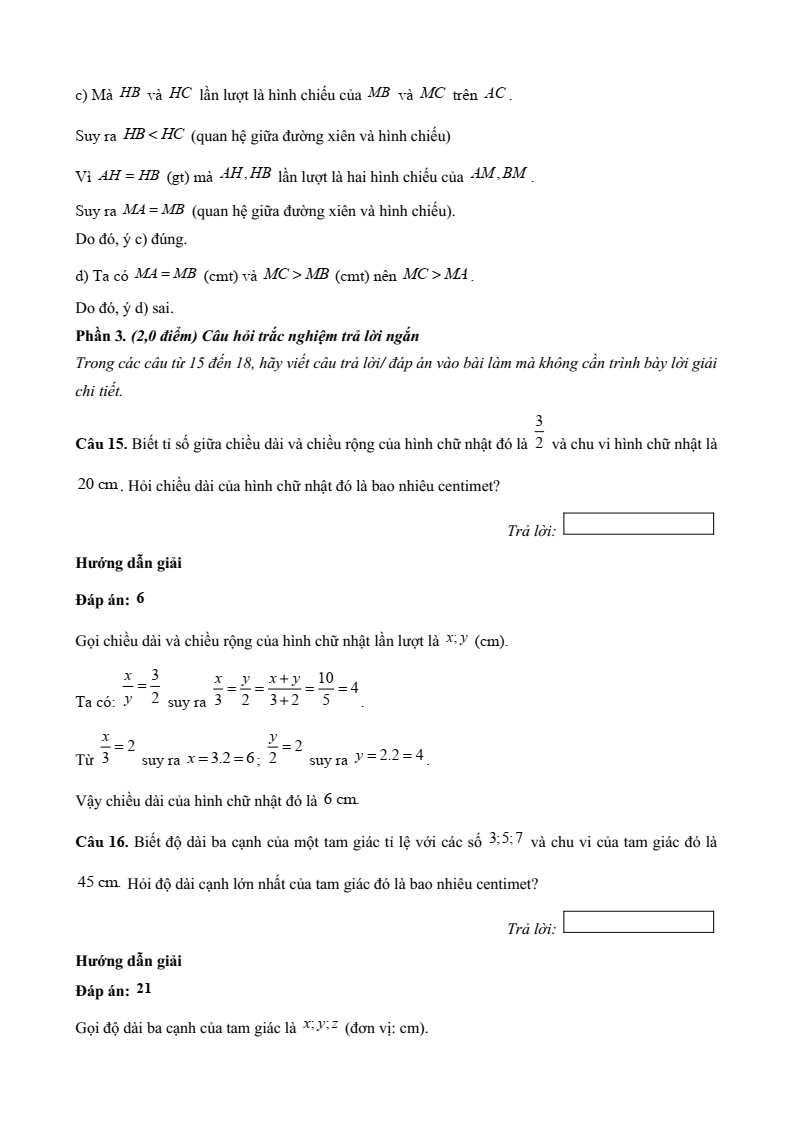 25+ Đề thi Giữa kì 2 Toán 7 Kết nối tri thức năm 2026 (có đáp án)