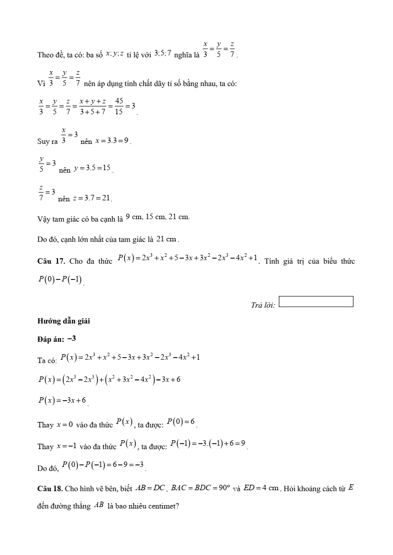 25+ Đề thi Giữa kì 2 Toán 7 Kết nối tri thức năm 2026 (có đáp án)
