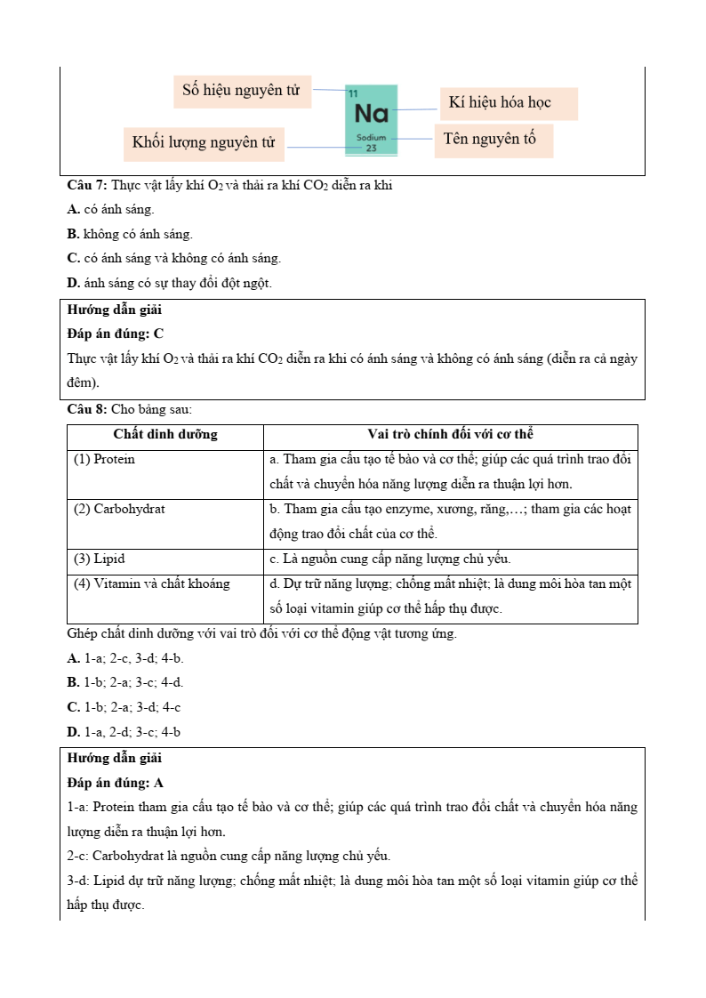 6 Đề thi Học kì 1 KHTN 7 Chân trời sáng tạo năm 2026 (có đáp án) | Đề thi Khoa học tự nhiên 7