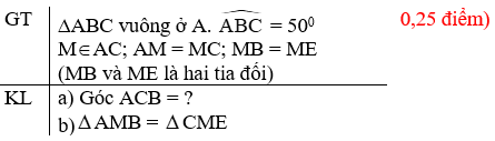 Đề thi Học kì 1 Toán lớp 7 có đáp án (Đề 1)