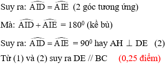 Đề thi Học kì 1 Toán lớp 7 có đáp án (Đề 4)