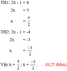 Đề thi Học kì 1 Toán lớp 7 có đáp án (Đề 4)