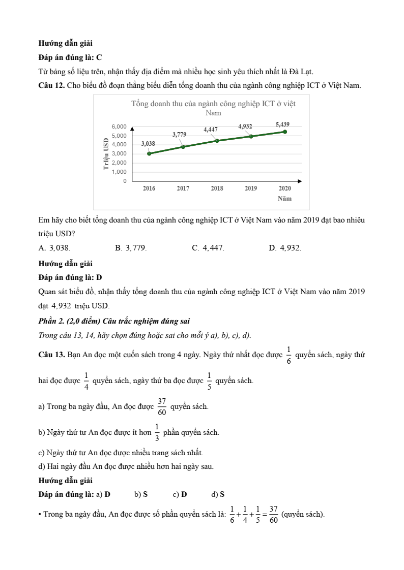 26 Đề thi Cuối kì 1 Toán 7 Chân trời sáng tạo năm 2025 (có đáp án)