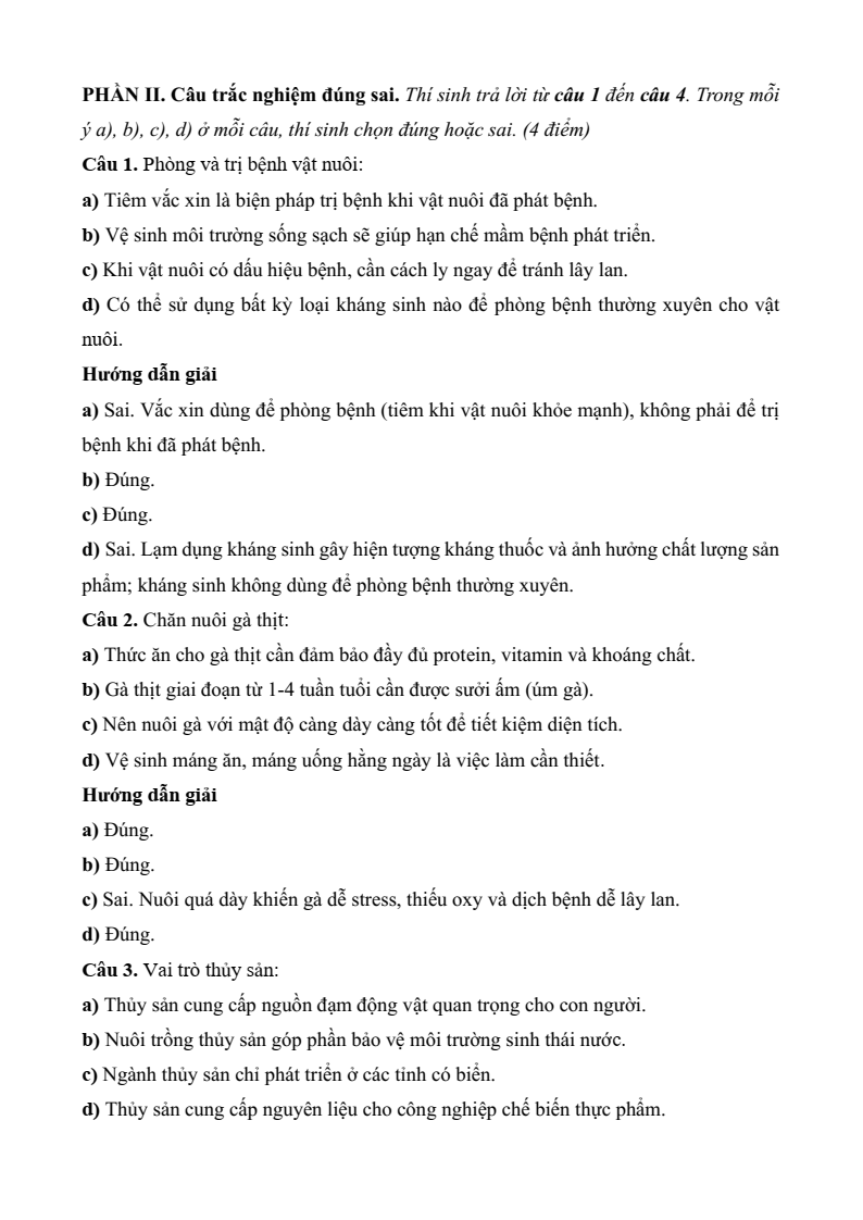6 Đề thi Học kì 2 Công nghệ 7 Kết nối tri thức năm 2026 (có đáp án)