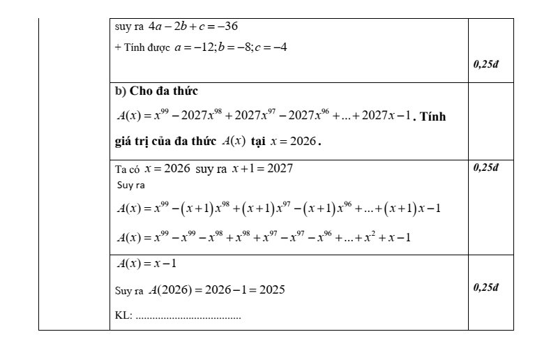Đề thi Học kì 2 Toán 7 phòng GD&ĐT Hải Hậu (Nam Định) năm 2024-2025