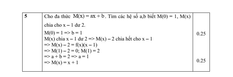 Đề thi Học kì 2 Toán 7 trường THCS Phan Chu Trinh (Hà Nội) năm 2024-2025