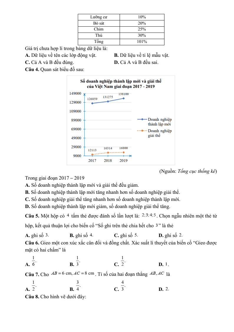 Đề cương ôn tập Giữa kì 2 Toán 8 trường THCS Nguyễn Bỉnh Khiêm (Hà Nội) năm 2025-2026