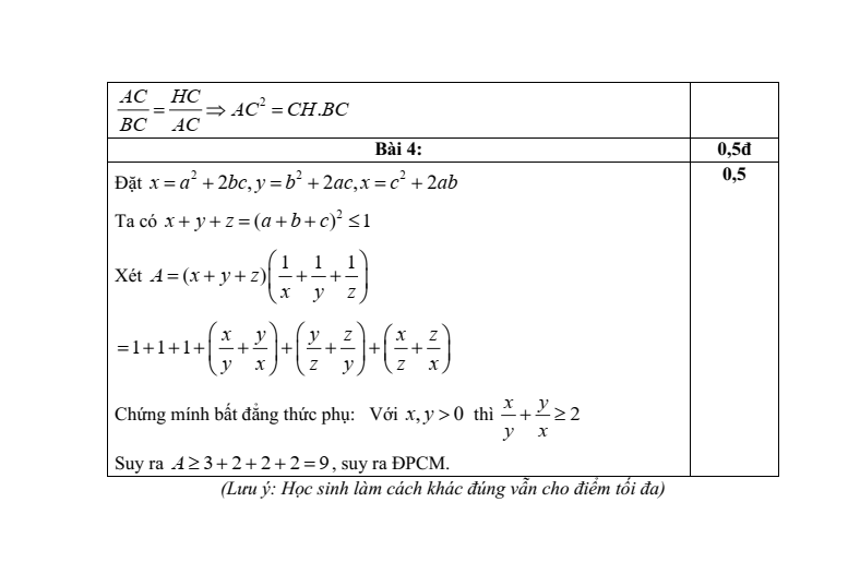 Đề thi Giữa kì 2 Toán 8 trường THCS Động Đạt I (Thái Nguyên) năm 2025-2026