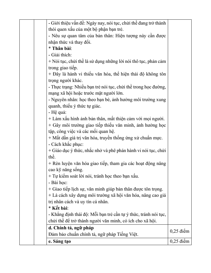 25 Đề thi Học kì 1 Ngữ văn 8 Chân trời sáng tạo (có đáp án, cấu trúc mới)