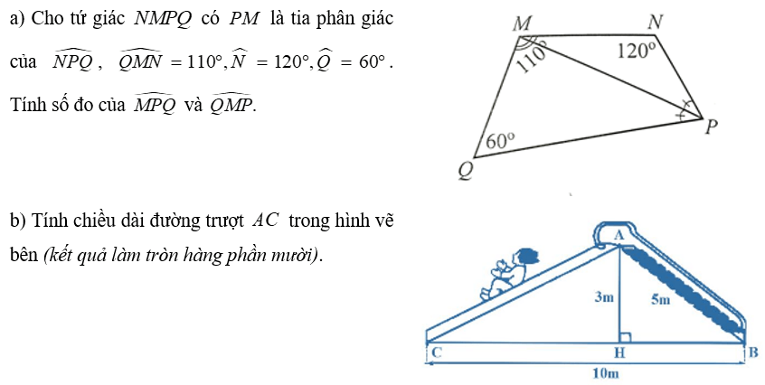 10 Đề thi Giữa kì 1 Toán 8 Cánh diều (có đáp án + ma trận)