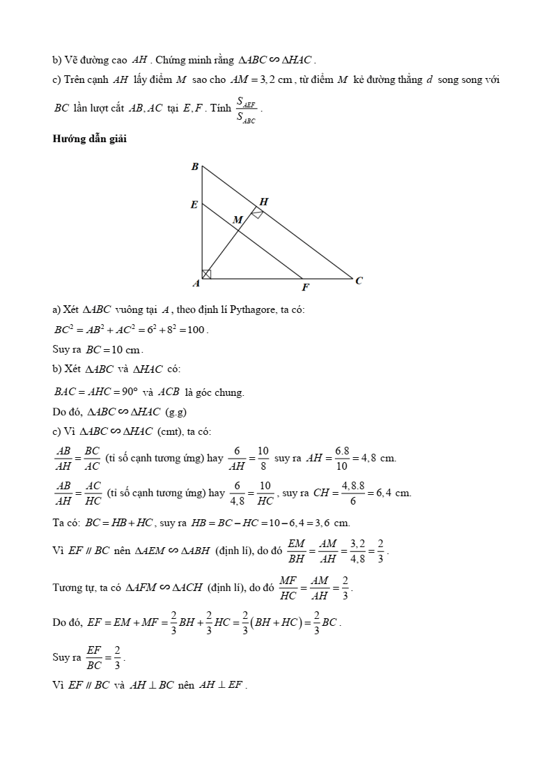 15+ Đề thi Giữa kì 2 Toán 8 Kết nối tri thức (cấu trúc mới, có đáp án)