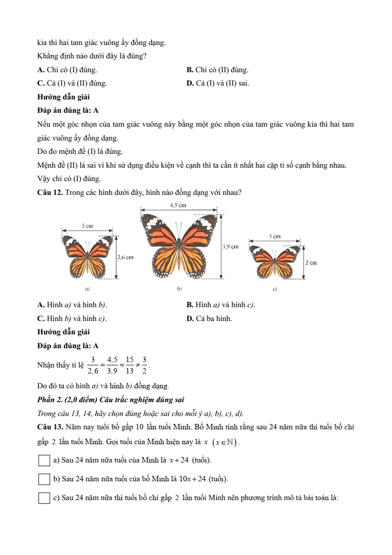 15+ Đề thi Giữa kì 2 Toán 8 Kết nối tri thức (cấu trúc mới, có đáp án)